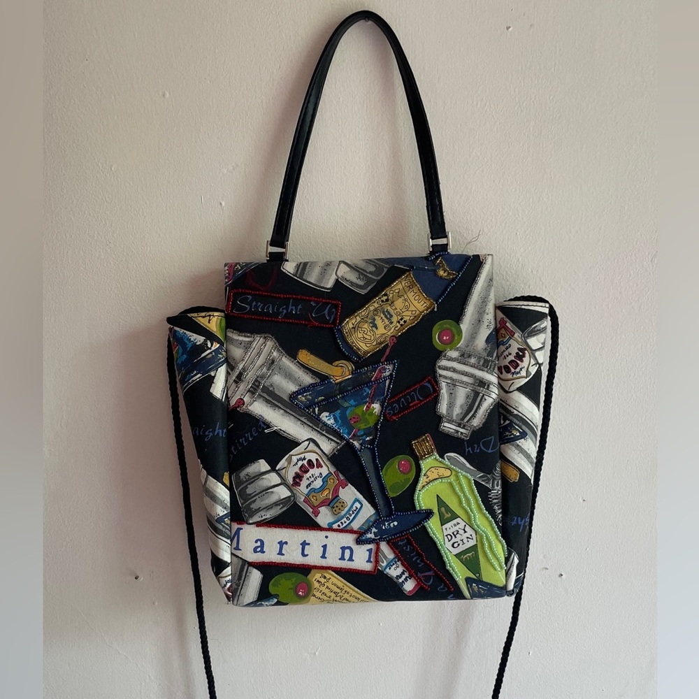 Martini Purse. Beaded front